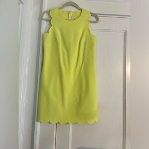 J.Crew Citrus Scalloped Shift Dress